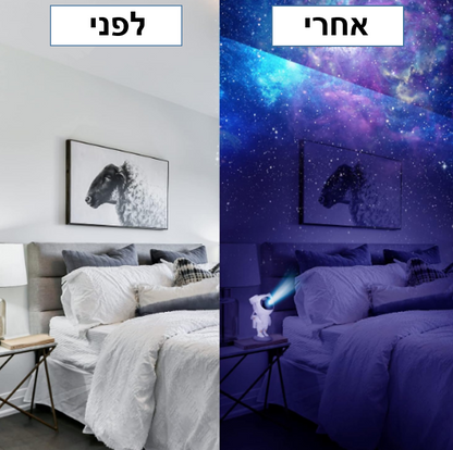 מקרן אסטרונאוט 2.0 מבית ™GalaxyTechy